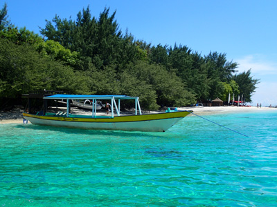 Lombok gili trawangan plage